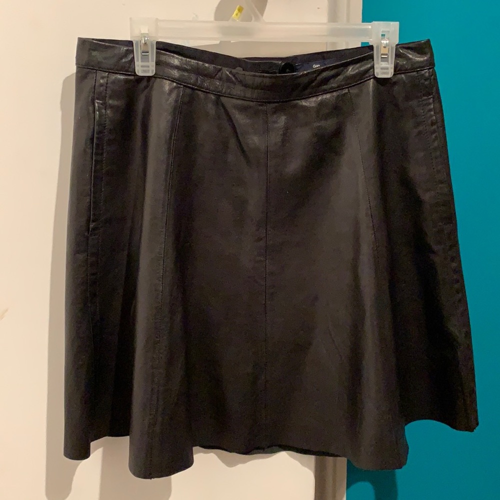 Leather skirt